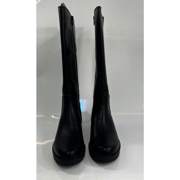 Style & Co Women's Gwynn Lug-Sole Boots - Black 5.5M - Picture 5 of 9